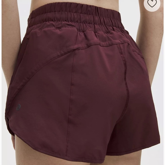 lululemon athletica Goodnight Plum Track That High-Rise Lined Short 3" - Picture 2 of 10